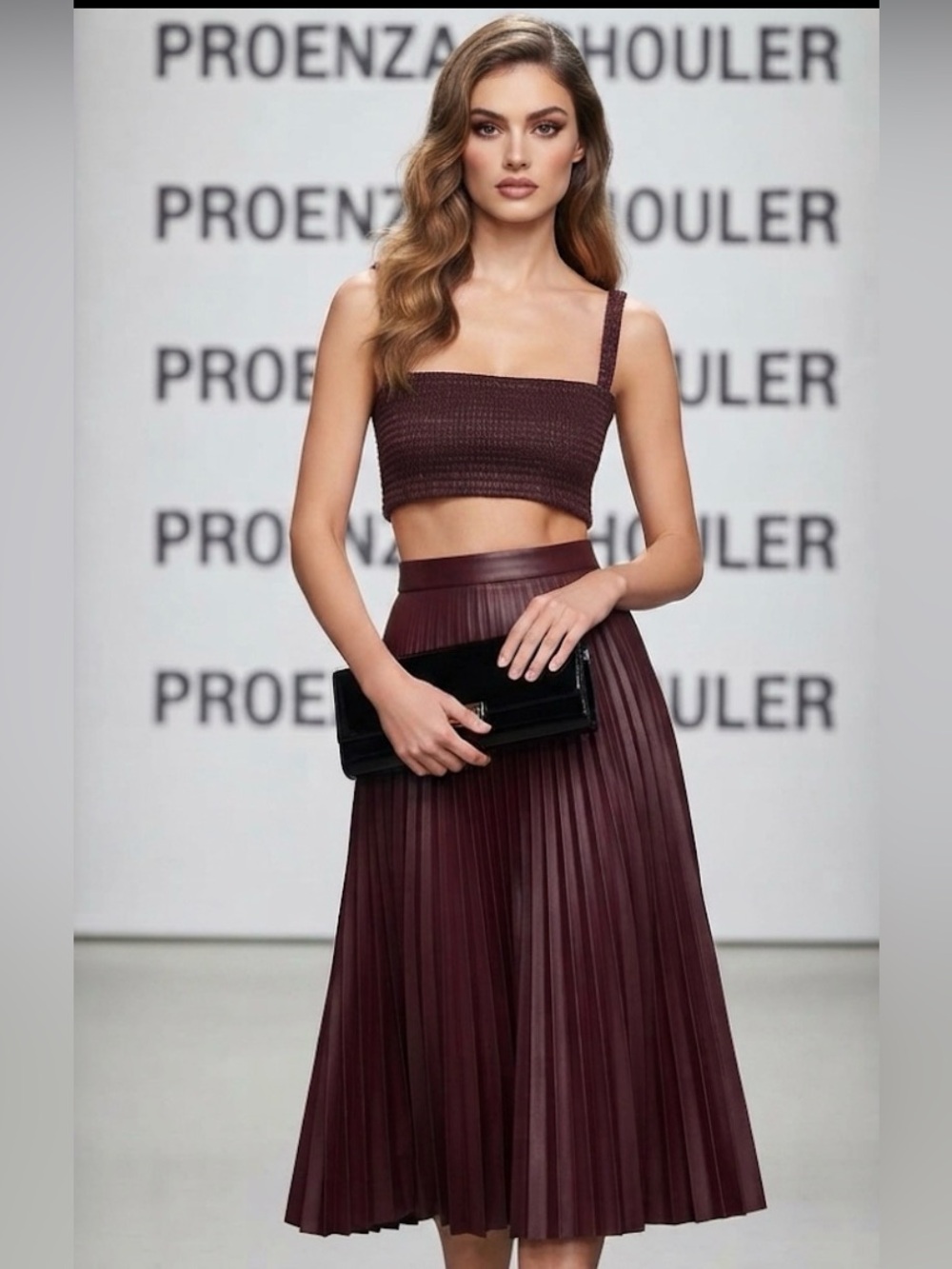 New authentic Proenza Schouler Gorgeous pleated skirt & matching top set M